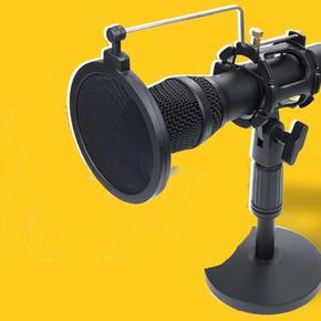 스튜디오 스탠드 유선 마이크 / Black metal  캐논 XLR, 스테레오 3.5mm (S40942167)