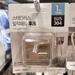 스테인리스스틸 밀착패드 후크 1p
