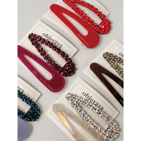 [선물무료포장]-2nd Vintage Hair Clip & Crystal Hair Clip Set
