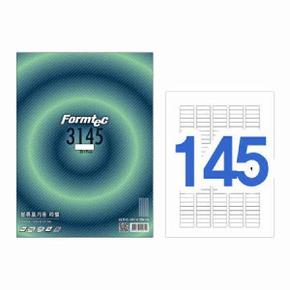 /오피스큐 폼텍 라벨145칸20매 LQ 3145 분류표기용 30x9mm