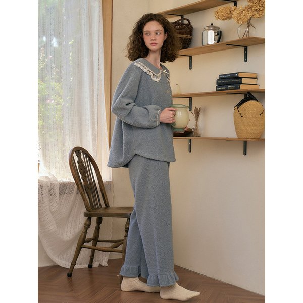 디엘2 긴팔 투피스 블루 (보아털)