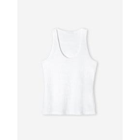 basic sleeveless_ivory