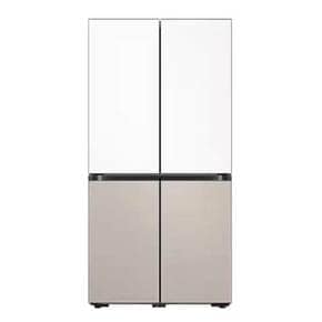 [O] 삼성 비스포크 냉장고 4도어 875L 새틴화이트+새틴베이지 RF85DB90B1H6