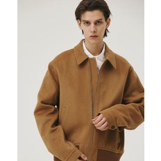 WOOL BLOUSON CAMEL