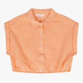 [50%+추가8%] 체크 크롭 셔츠 RGBW2362P