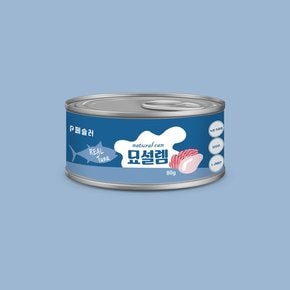 묘설렘 내추럴 캔 닭가슴살 참치 80g 고양이 주식 캔