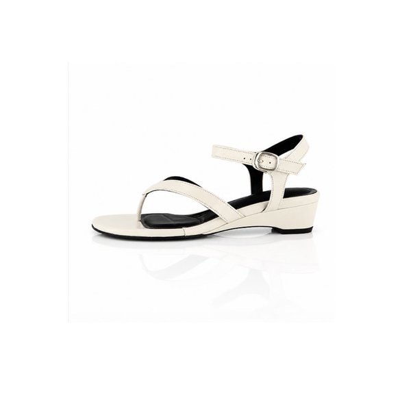 MD1140s Wedge Flip-Flop Sandals_Ivory