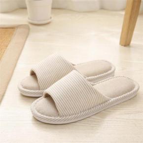 ONM 층간소음방지 면 실내화 린넨 거실화 실내슬리퍼 쿠션 (S9715695)