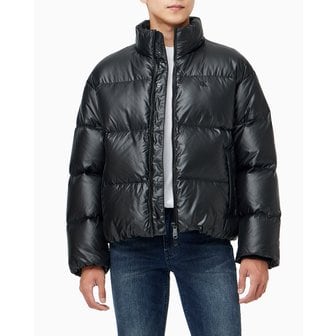Calvin Klein Jeans [파주점] [캘빈클라인진]CK진공용 스탠드 카라 글로시 다운 푸퍼 자켓(J400468-BEH)