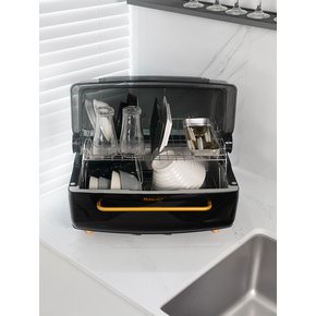 울트라 70L 8인용 UV-C LED 고온 살균 식기건조기 HTD-3300 열풍 젖병소독기