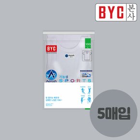 [BYC 본사]에어로쉬 반팔런닝(5매입) OEW0006