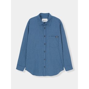 Classic Checked Shirt_Blue_W