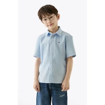 타미힐피거키즈 25년 S/S       T42F1HSH220BT2        스트레치 옥스포드 셔츠