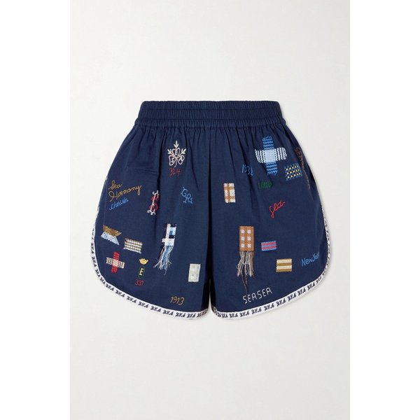 클레어 자수 코튼 쇼츠 46376663163017768