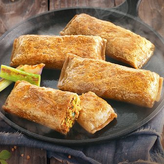 맑은농가 메밀전병 1200g(120x10ea)/통메밀과매콤한김치로만든 HACCP인증 영양간식