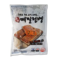 메밀전병 1200g(120x10ea)/통메밀과매콤한김치로만든 HACCP인증 영양간식