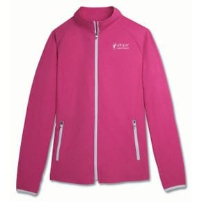 4581672 FOOTJOY Womens FootJoy Pink Valspar Championship Woven Full-Zip Jacket
