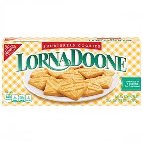 Lorna Doon나비스코 로나둔 (3팩) 쇼트브레드 쿠키, 10 스낵 팩 (팩당 쿠키 4개)