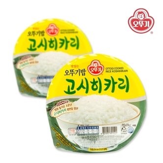 오뚜기 맛있는 오뚜기밥 고시히카리 210g x 12개