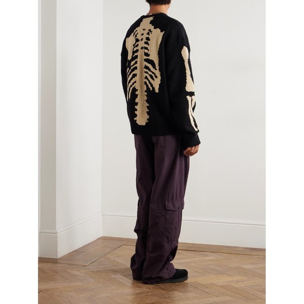 오버사이즈 인타르시아 울 스웨터 46376663162925177