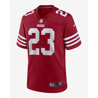 나이키 NFL 샌프란시스코 49ers (Christian McCaffrey) 맨즈 게임 풋볼 저지 67NMSAGH9BF 6Z2