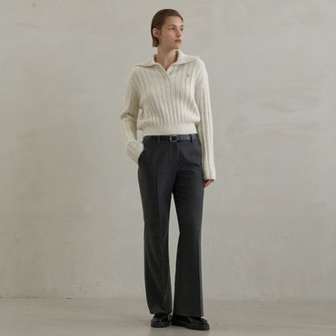 나인(Atelier Nain) [클리어런스]시그니처 윈터 부츠컷 롱 팬츠(Z-PT-5461)