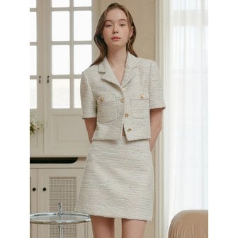 룩캐스트 멜리 팬시 트위드 자켓 / MELLY FANCY TWEED JACKET_2colors