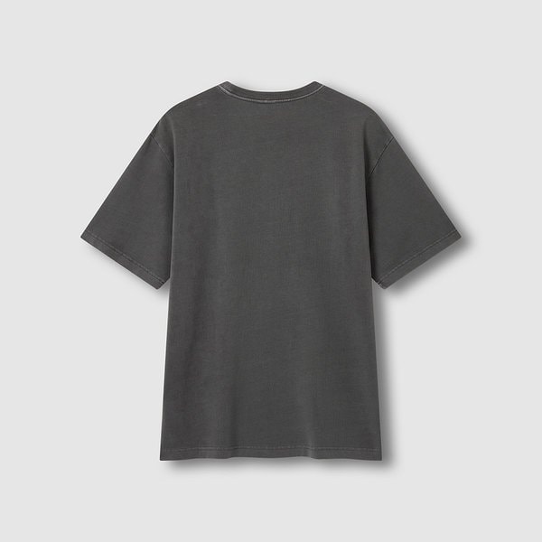 남 워싱 오버핏 반팔 티셔츠 J116201060085