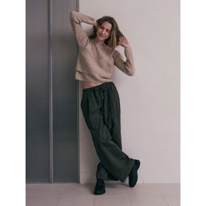 AR_Solid color banding pants_3color