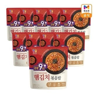 목우촌 주부9단 햄김치볶음밥 210g x10개