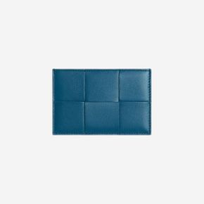 보테가 베네타 카드 케이스 램스킨 카프스킨 딥 퍼시픽 Bottega Veneta Credit Card Case Lambsk