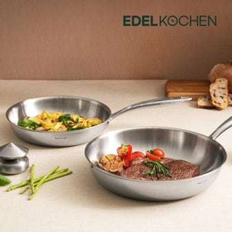 에델코첸 통5중 루체 프라이팬 28cm (미러)