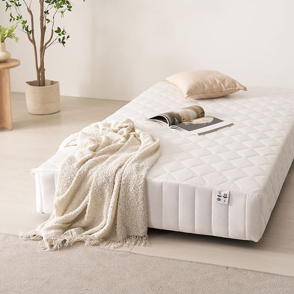 1인용 원룸 작은방 자취방 본넬 일체형침대 (저상형) SS DB5002R (착불)