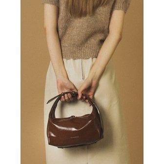 마스마룰즈 3way belted mini hobo bag _ Brown