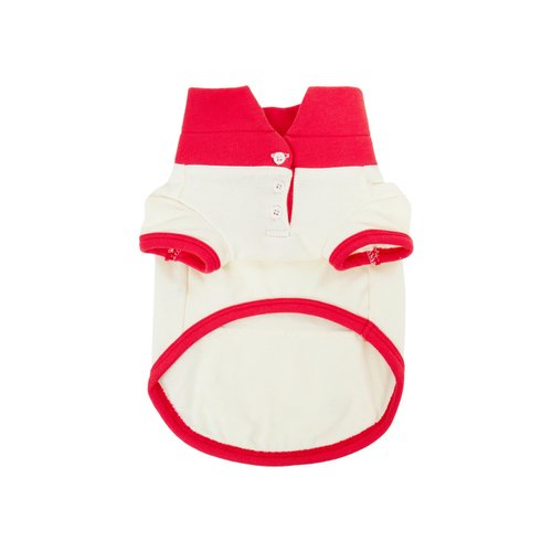 DUA26952R2 EIDER PET 카라 티셔츠 Red 6110443 _4