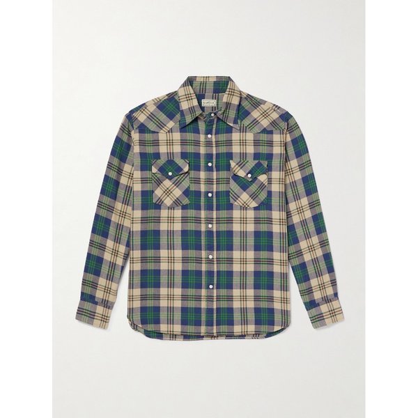 컬럼비아 체크 코튼 플란넬 웨스턴 셔츠 46376663162925190