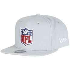 뉴에라 9Fifty Snapback Cap - NFL Shield snow grey