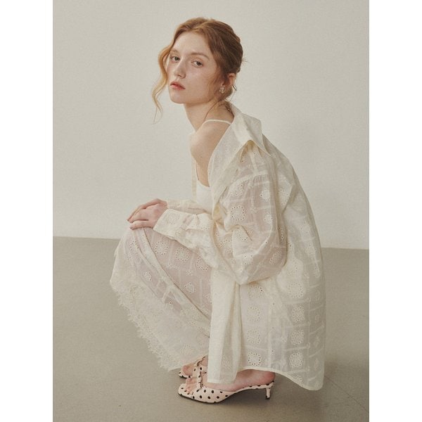Melrose Sheer Long Shirt_CREAM(315298)