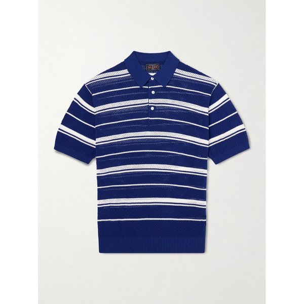 빔스 스트라이프 코튼 폴로 셔츠 46376663162982600