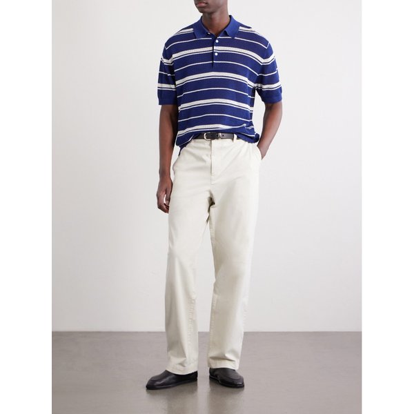 빔스 스트라이프 코튼 폴로 셔츠 46376663162982600