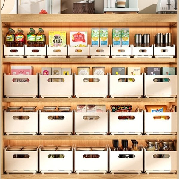 [토마]길이조절 주방 정리 수납함 냉장고 씽크대 싱크대함 양념통 식품정리 소(CN15)