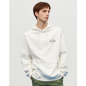 [23SS] [MAISON LABICHE] 화이트 로고자수 면 후드티셔츠 RATS3EML6WT