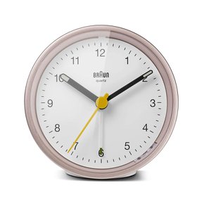 브라운 무소음 미니탁상시계 BC12PW 라이트.스누즈알람 BRAUN 정품