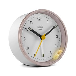 브라운 무소음 미니탁상시계 BC12PW 라이트.스누즈알람 BRAUN 정품