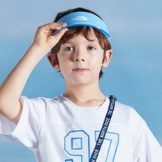 [노스페이스키즈 공식] NE3CR02V 키즈 유브이 선 캡_ICE BLUE