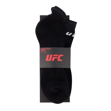 UFC SPORT UFC 트레이닝 앵클 삭스 (2PACK) 블랙 U2SCV3303BK