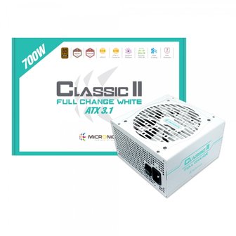 마이크로닉스 Classic II 풀체인지 700W 80PLUS 브론즈 ATX3.1 화이트