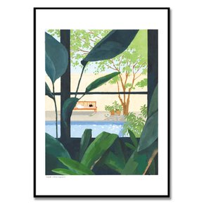 작가 slowus_vacation_ 원목 액자 A2