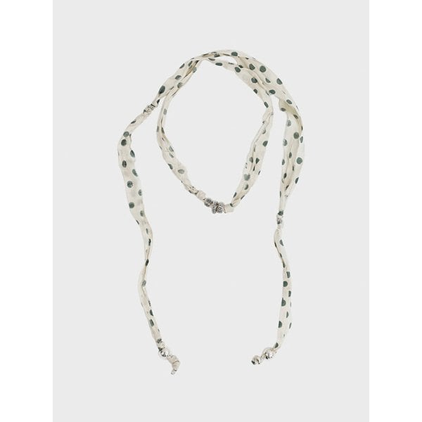 Silk string necklace_Dot