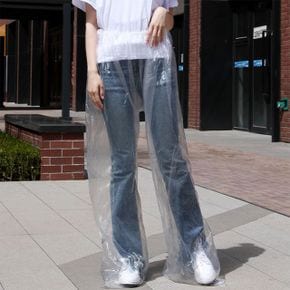 우비 바지 비옷 레인 비닐 우비 레인 방수팬츠 투명 장마철 필수템 레인코트 하의